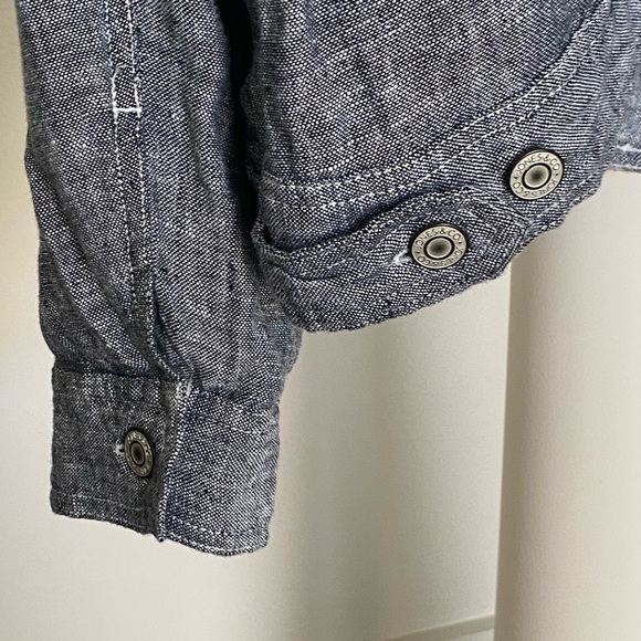 Linen jean jacket - Picture 3 of 5